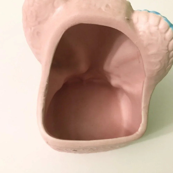 Vintage  Pink Elephant Planter Vase 6 Inch Tall Parma AA1 Japan Kitsch Flowers - Picture 7 of 16